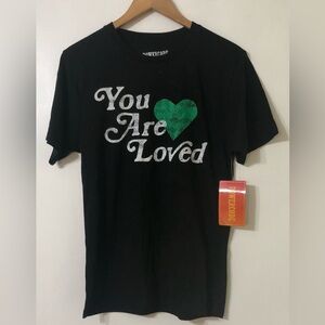 Black 'You Are Loved' T-Shirt